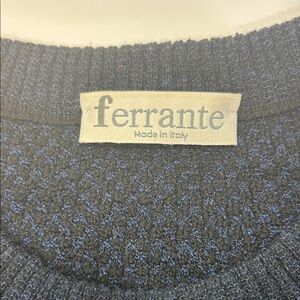 Men's Long Sleeve Shirt - Blue and Black